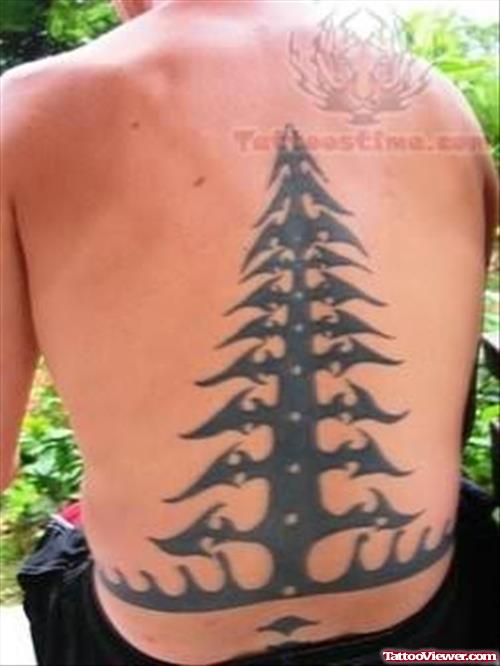 New Tree Tattoo On Back