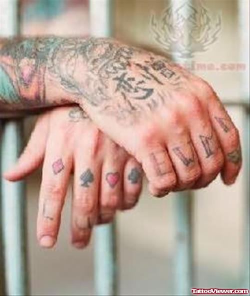 Prison Tattoos On Hands