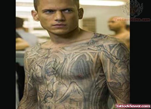 Prison Tattoo Design For Men