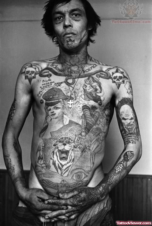 Prison Tattoos On Body