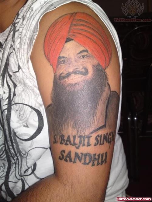 Punjabi Portrait Tattoo