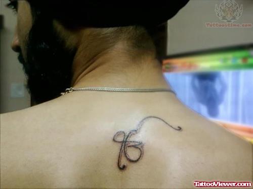 Ek Om Kar Tattoo On Back