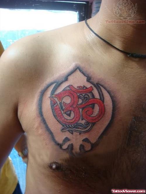 Religious Punjabi Tattoos On Chest
