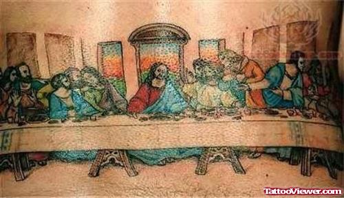 The Last Supper - A Religious Tattoo