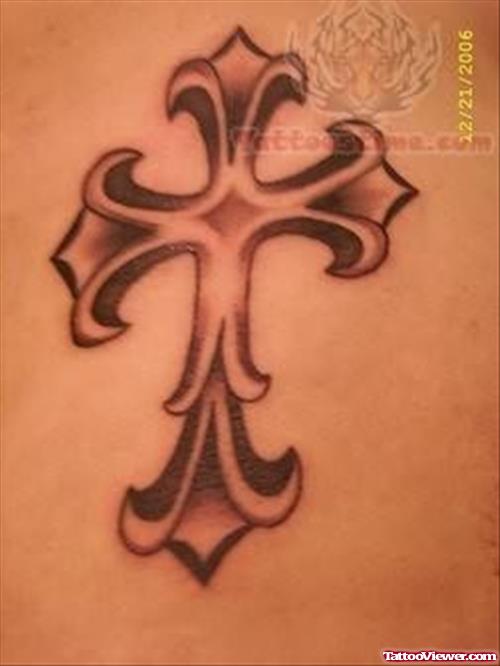 Christian Cross Tattoo Image