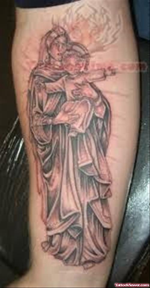Religious Mary Tattoo