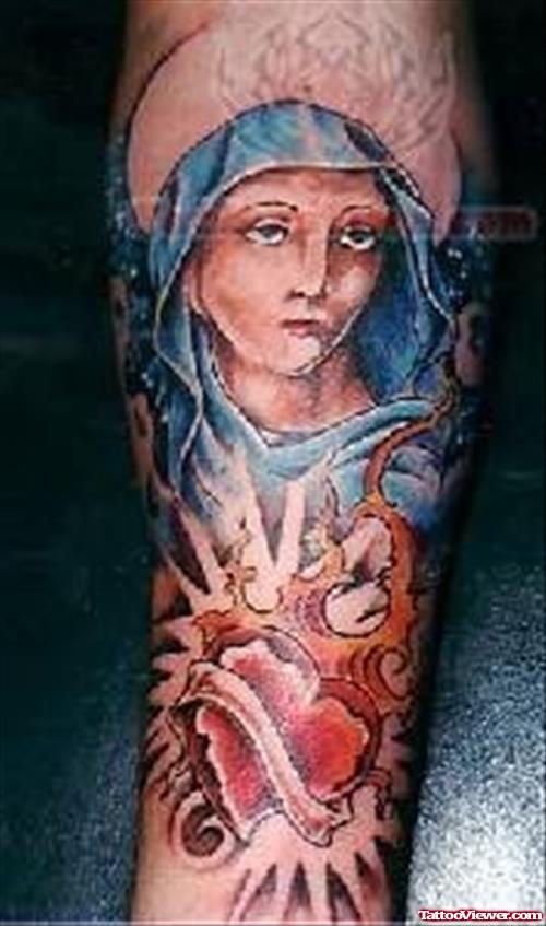 Religious Arm Tattoo Design