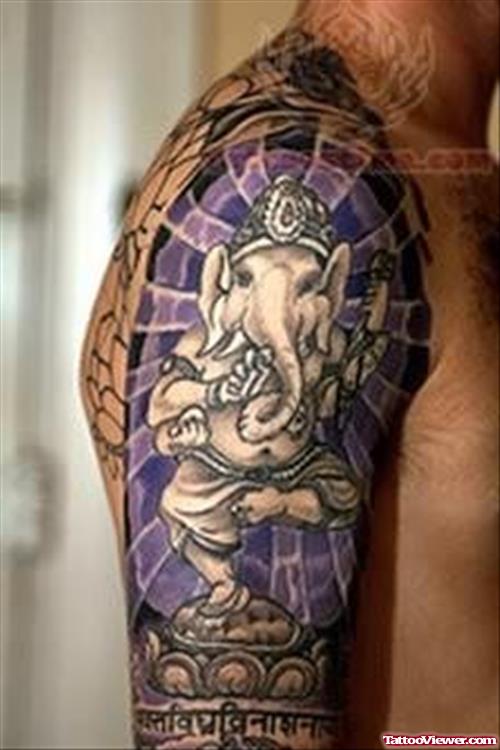 Lord Ganesha - Religious Tattoo