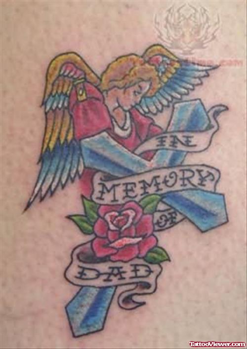 Memory Of Dad Tattoo