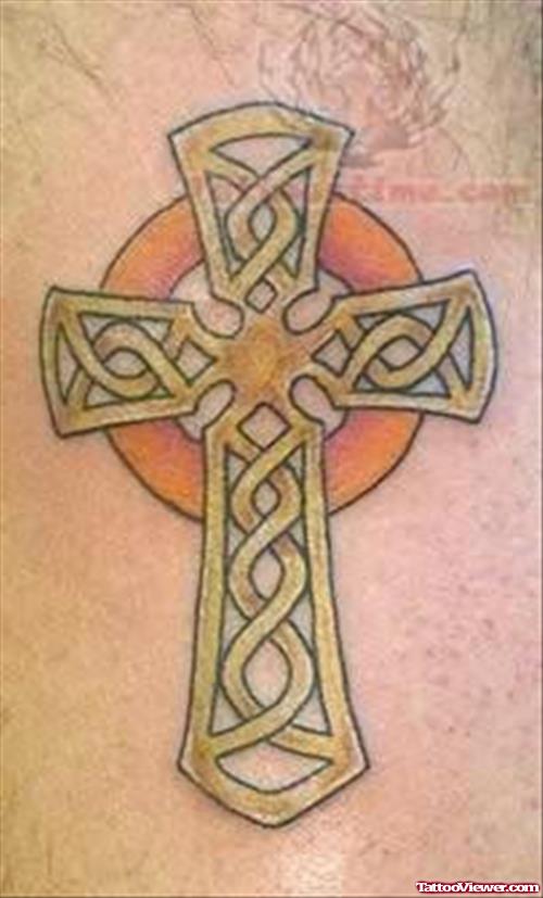 Christian Cross Religious Tattoo