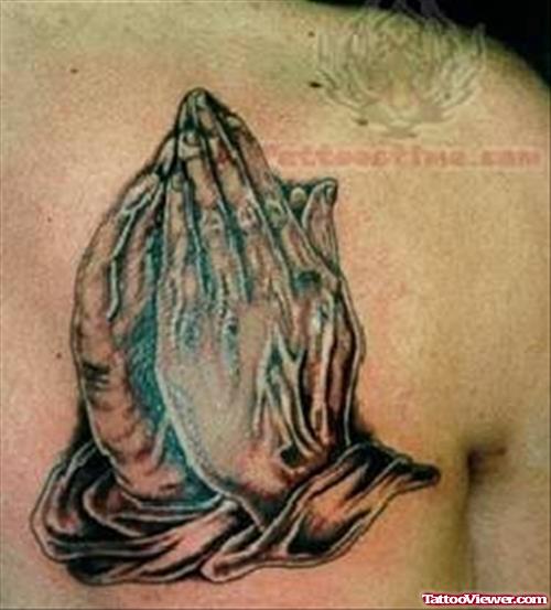 Folded Hands Tattoo Picture