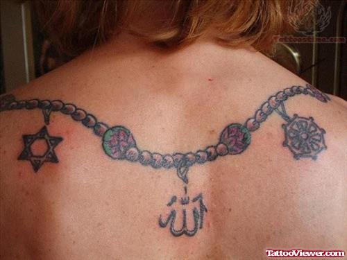 Chain Back Tattoo