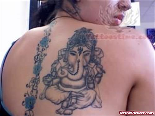 Ganesha Hindu God Tattoo