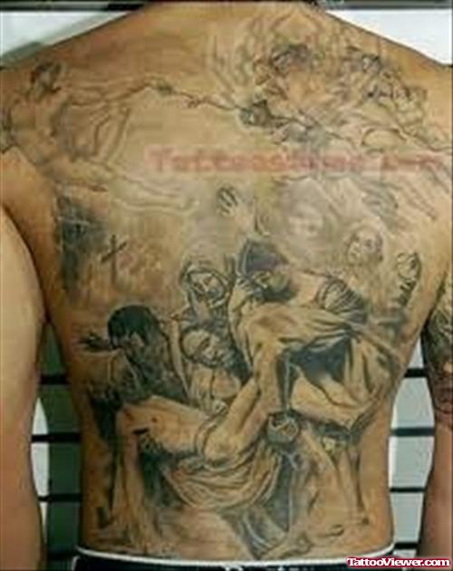 Back Body Religious Tattoo