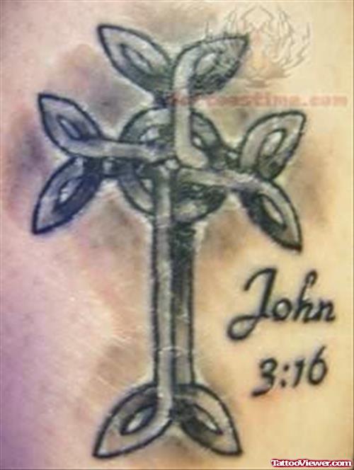 Christian Celtic Cross Tattoo