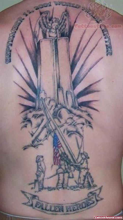 Back Piece Rememberence Tattoo