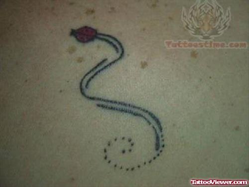 Small Reptile Tattoo