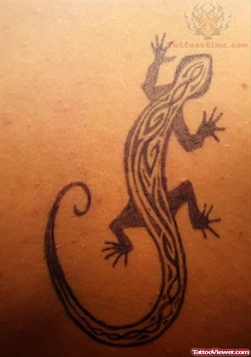 Cool Reptile Tattoo Design