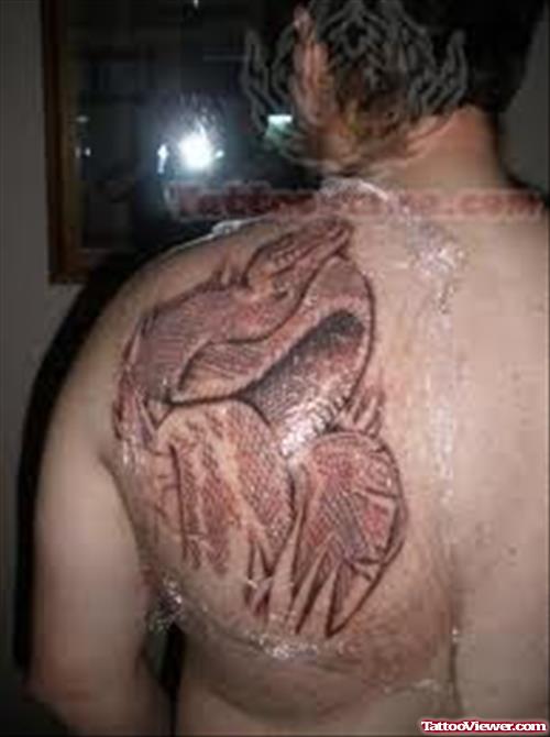 Back Shoulder - Reptile Tattoo