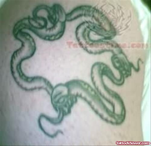 Green Snakes Tattoo