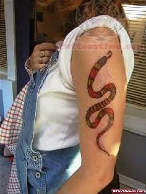 Reptile Tattoo On Arm