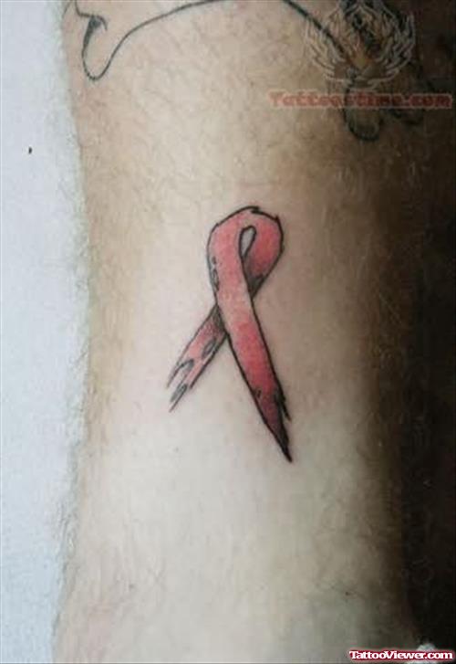 Famous Pink Ribbon Tattoo