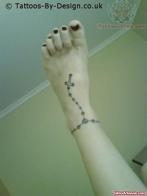 Rosary Tattoo For Girls