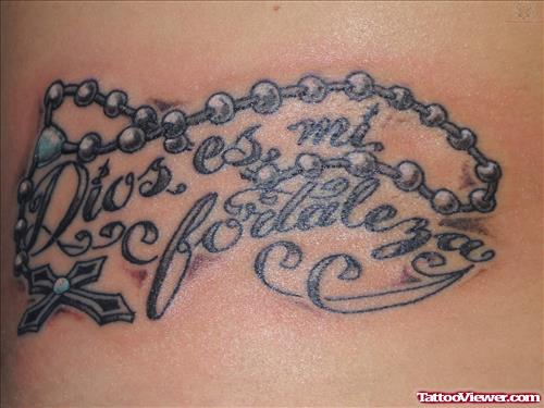 Rosary Tattoo Image