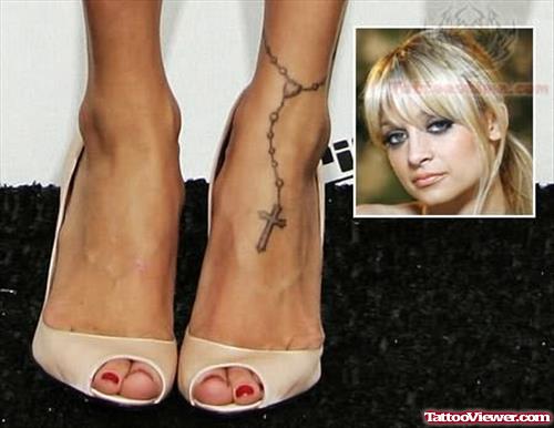 Celebrity Rosary Tattoo