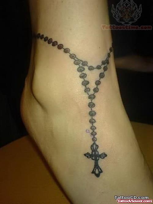Rosary On Ankle And Foot