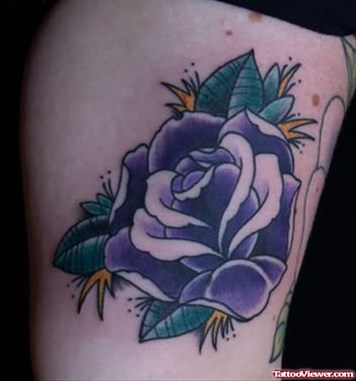 Elegant Rose Tattoo