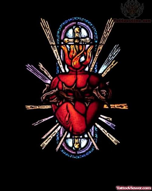 Sacred Heart Tattoos Picture