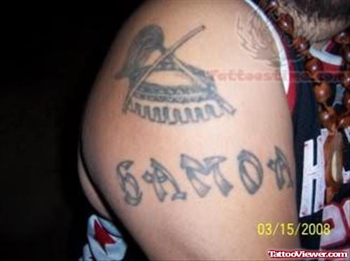 Samoan Tattoo Design On Shoulder