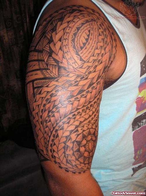 Samoan Sleeve Tattoos