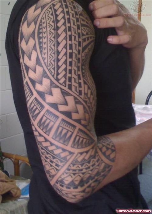 Samoan Tattoo on Sleeve