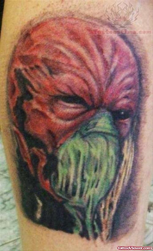 Satan Color Ink Tattoo