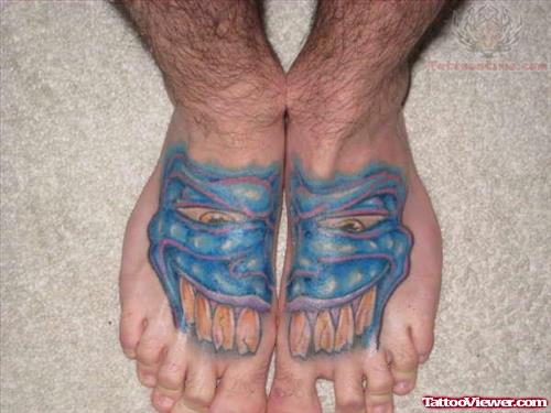 Scary Feet Tattoo
