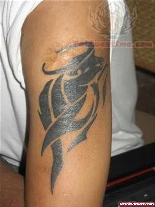 Elegant Taurus Zodiac Tattoo