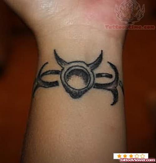 Taurus Tattoo On Wrist