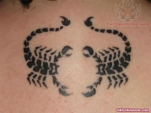 Amazing Scorpion Tattoos On Back