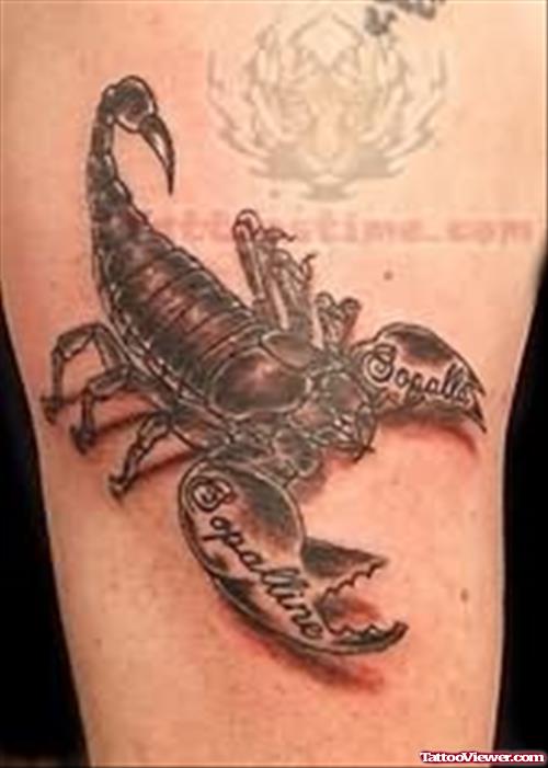 Extreme Scorpion Tattoo