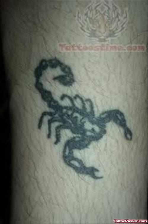 Elegant Scorpion Tattoo Art