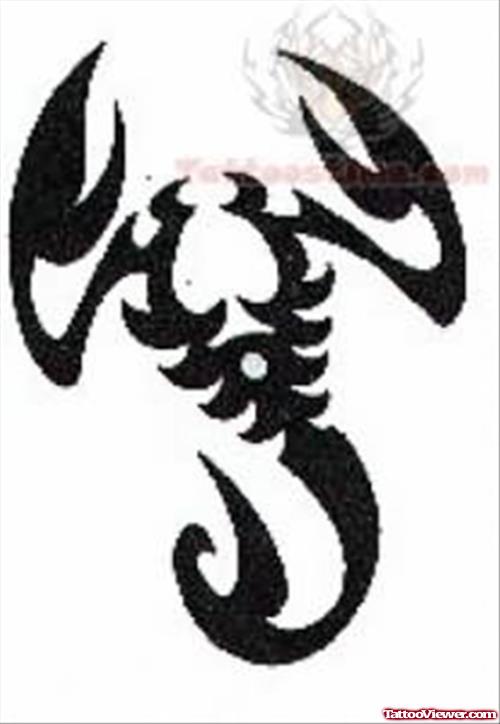 Scorpion Black Tattoo Sample