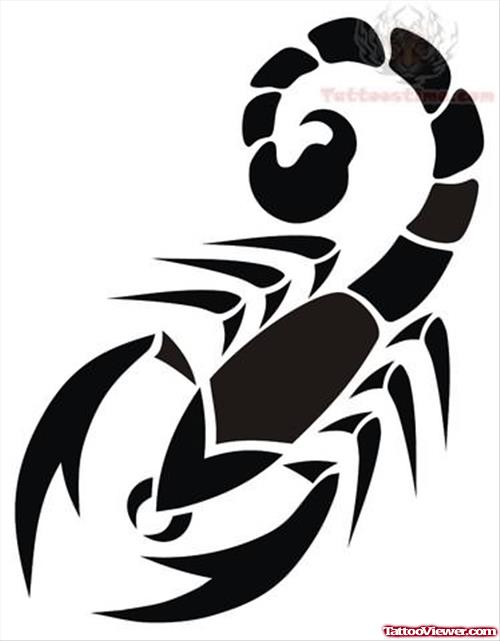Scorpion Tattoo Design Sample