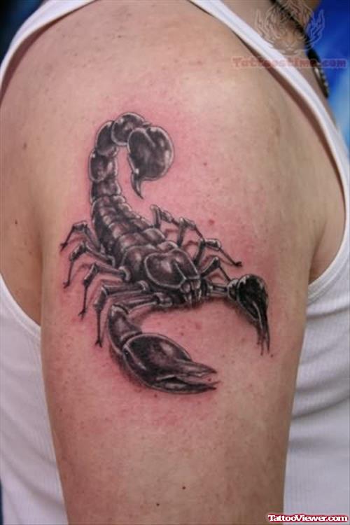 Scorpion Tattoo For Boys