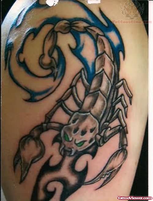 Scorpion Skeleton Tattoo