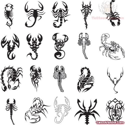 Scorpion Tattoos Designs Collection