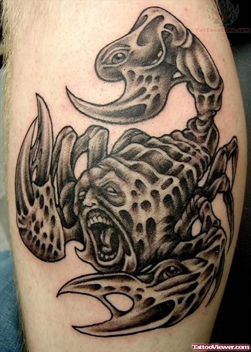 Morbid Scorpion Tattoo