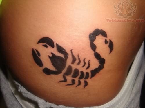 Beautiful Tribal Scorpion Tattoo