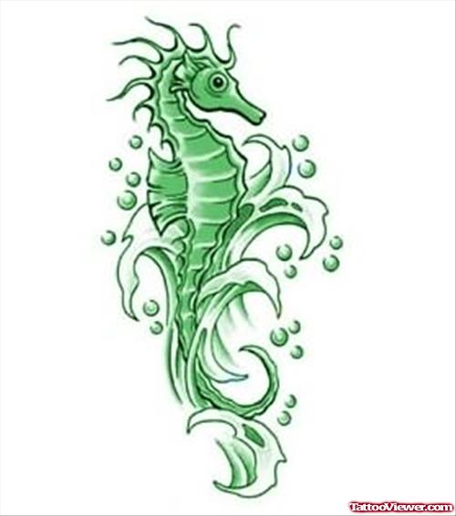 Tattoo Designs Of Sea Horse
